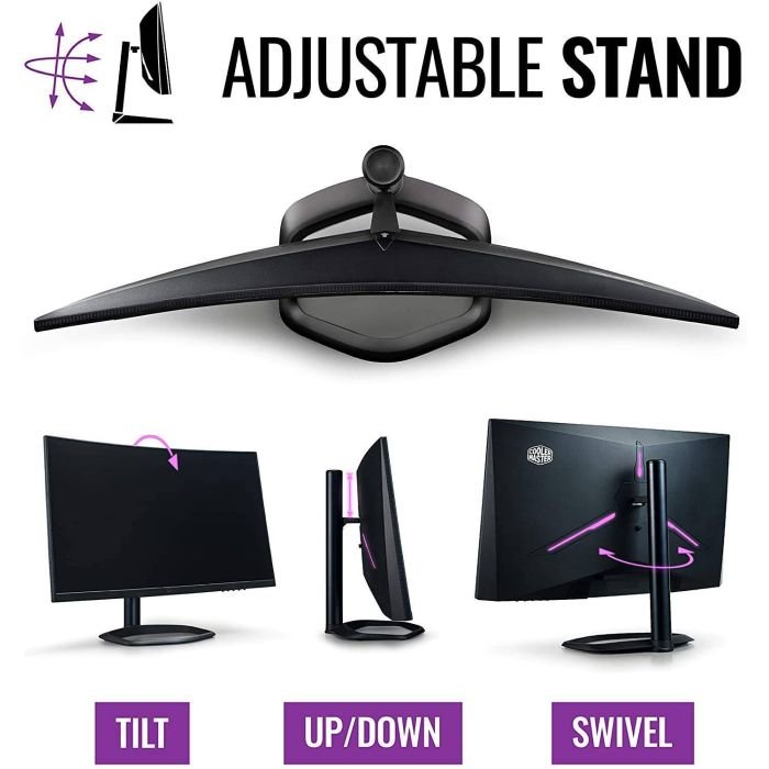 CoolerMaster MONITOR GM27CF FHD 27" Curved, FHD, 165Hz, 3ms (GTG)