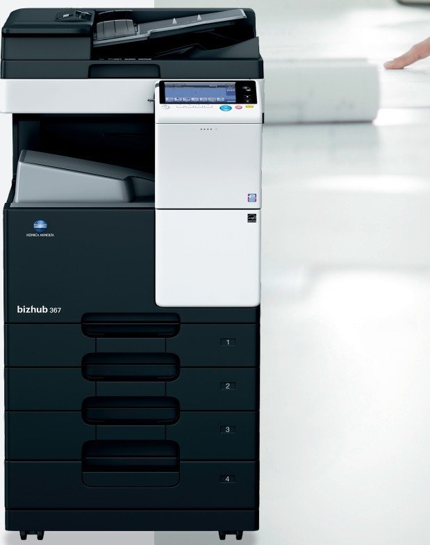 Konica Minolta BIZHUB 367 Photocopier, A3 , ID & Print, Biometric authentication - Image 3